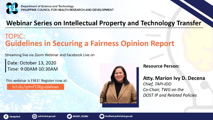 guidelines in securing a fairness opinion report webinar