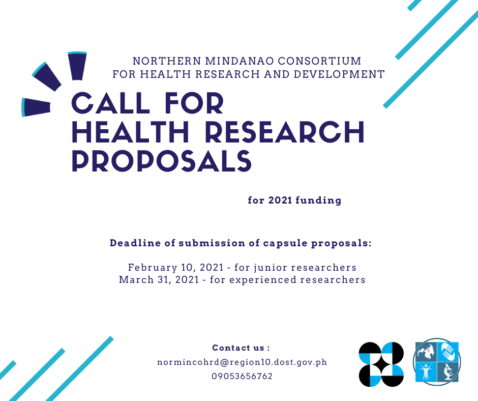 call for health research proposals 1