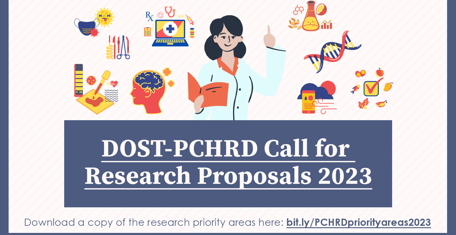 DOST PCHRD Call for Research Proposals 2023